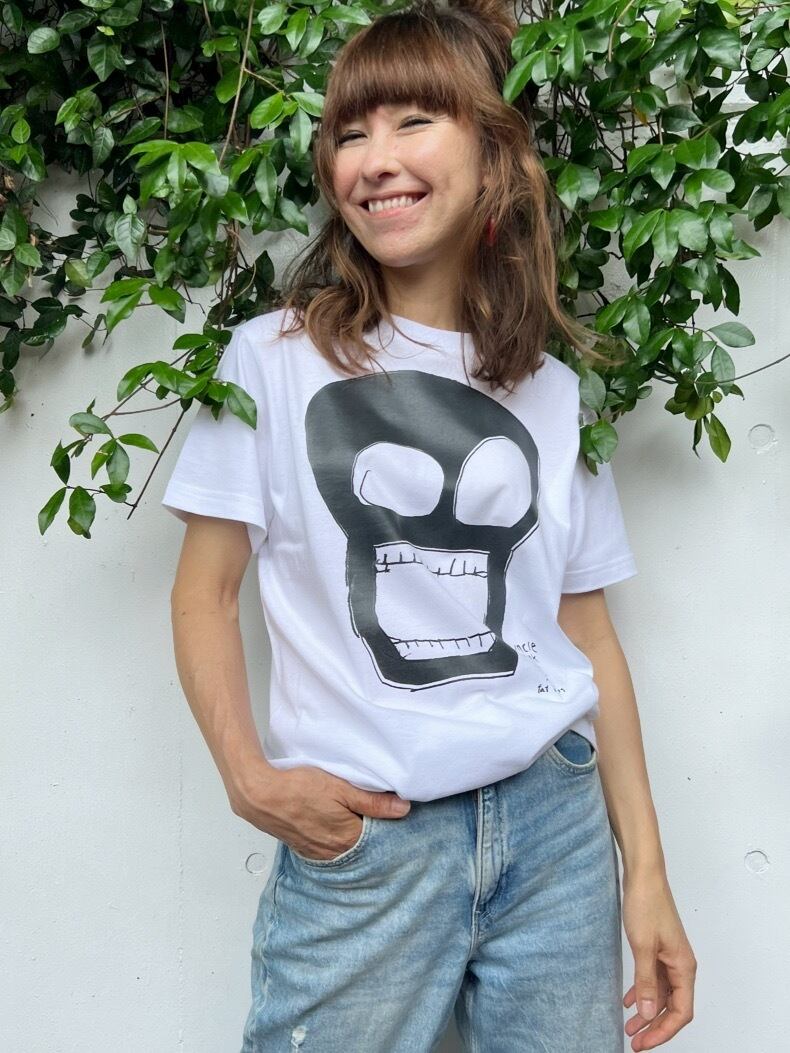Skull short Tシャツ