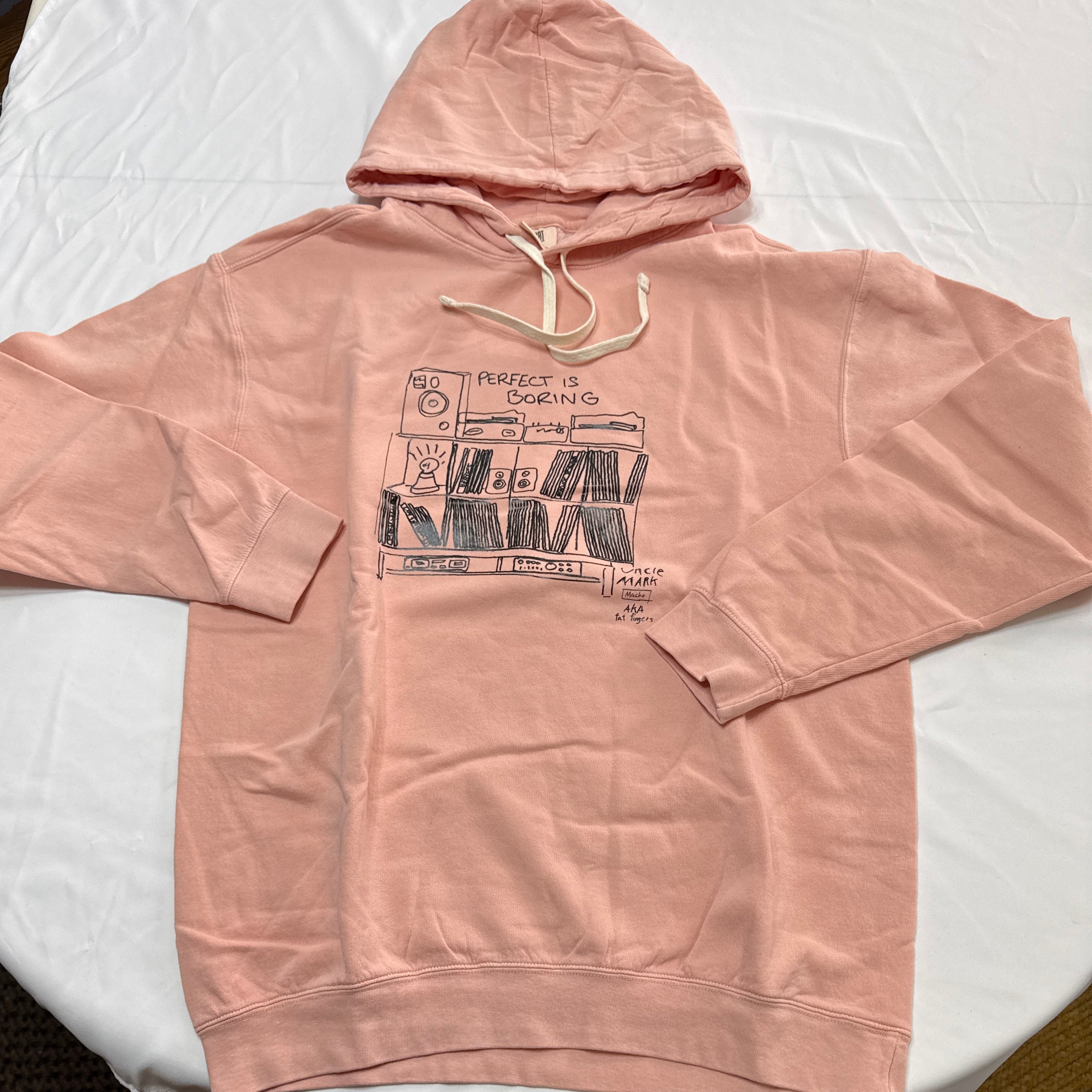 perfect is boring  HOODIE COMFORT COLORS