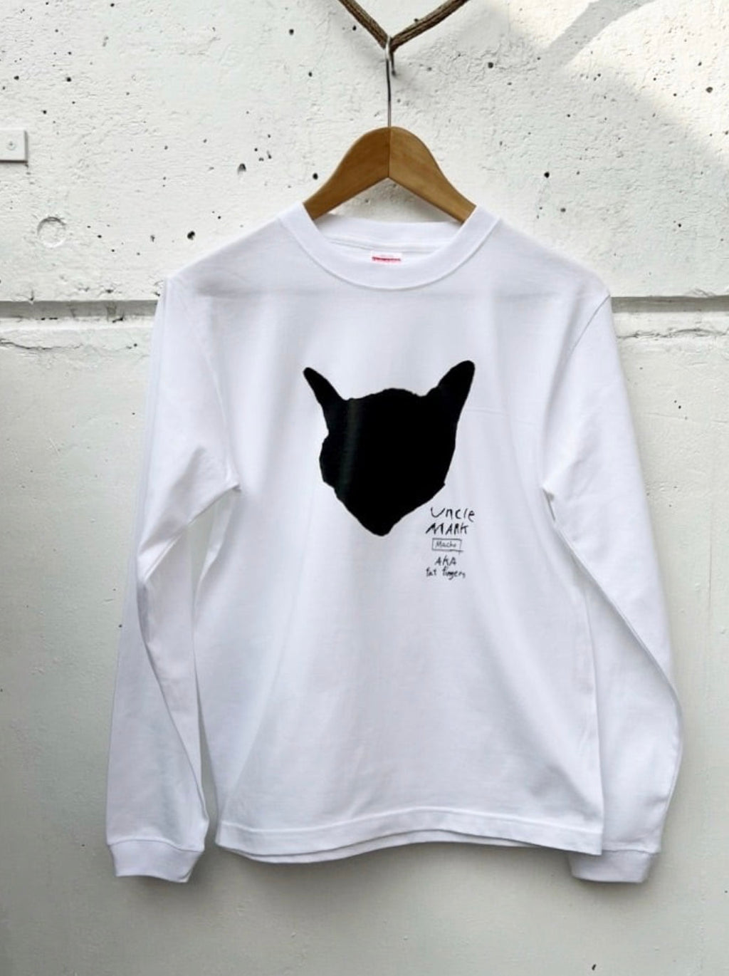 Cat Silhouette Long Tシャツ