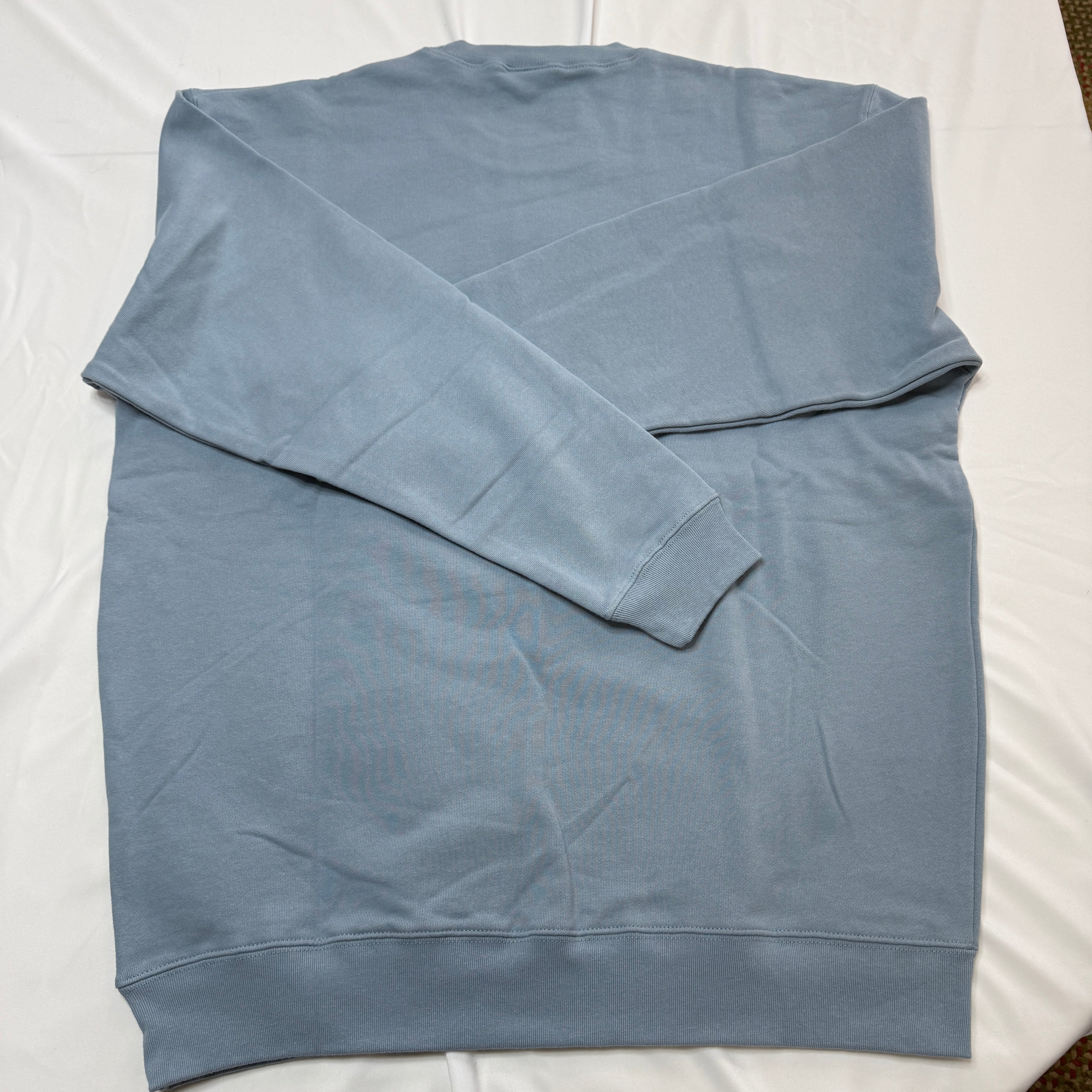 Cat Loyal blue SWEATSHIRT 裏パイル