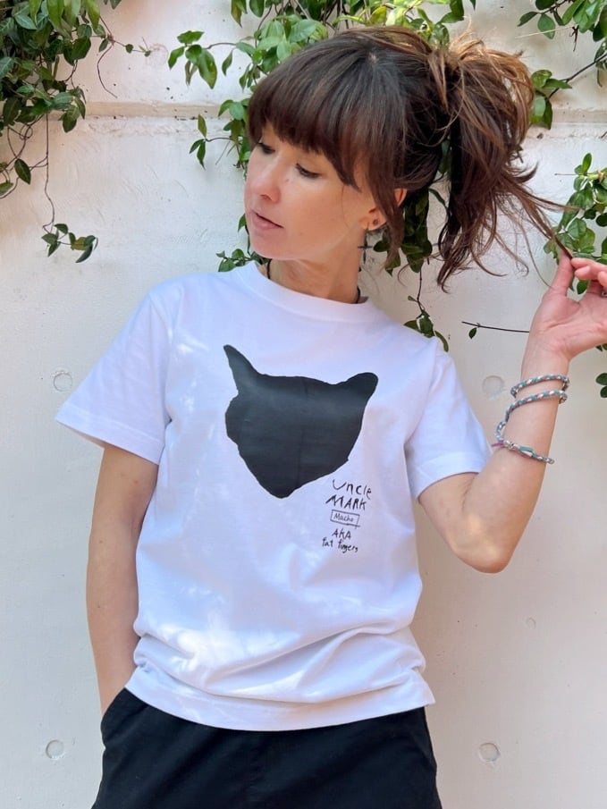 New Cat Silhouette short Tシャツ