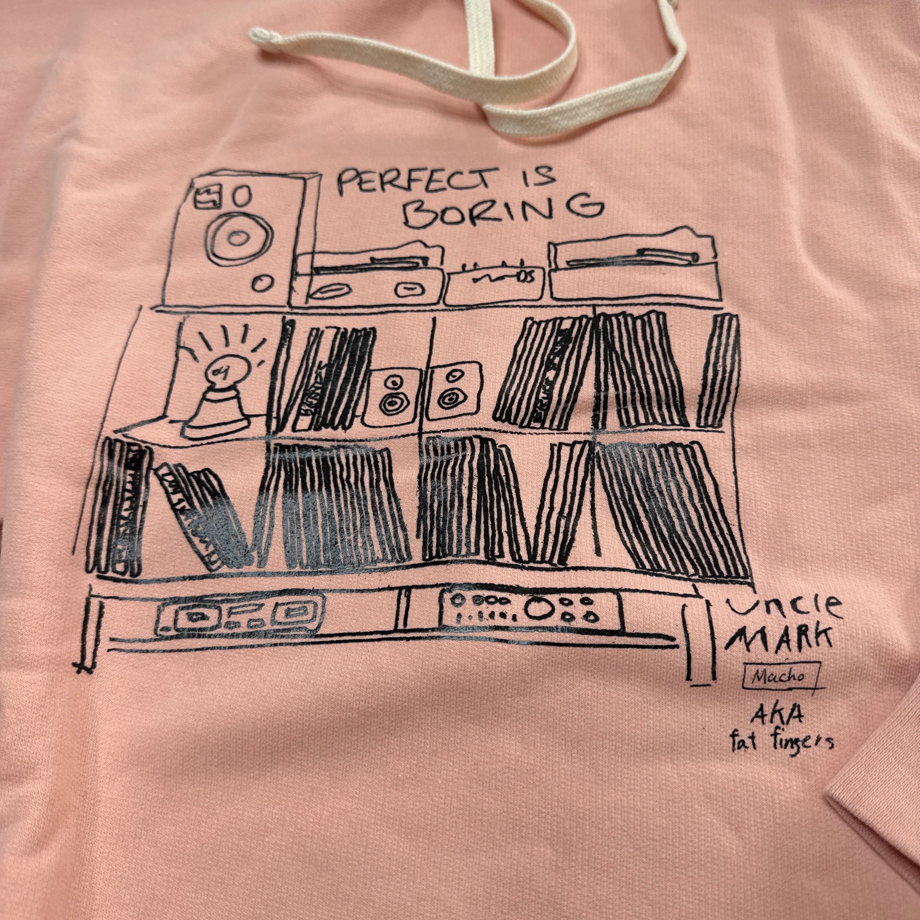 perfect is boring  HOODIE COMFORT COLORS