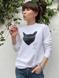 Cat Silhouette Long Tシャツ