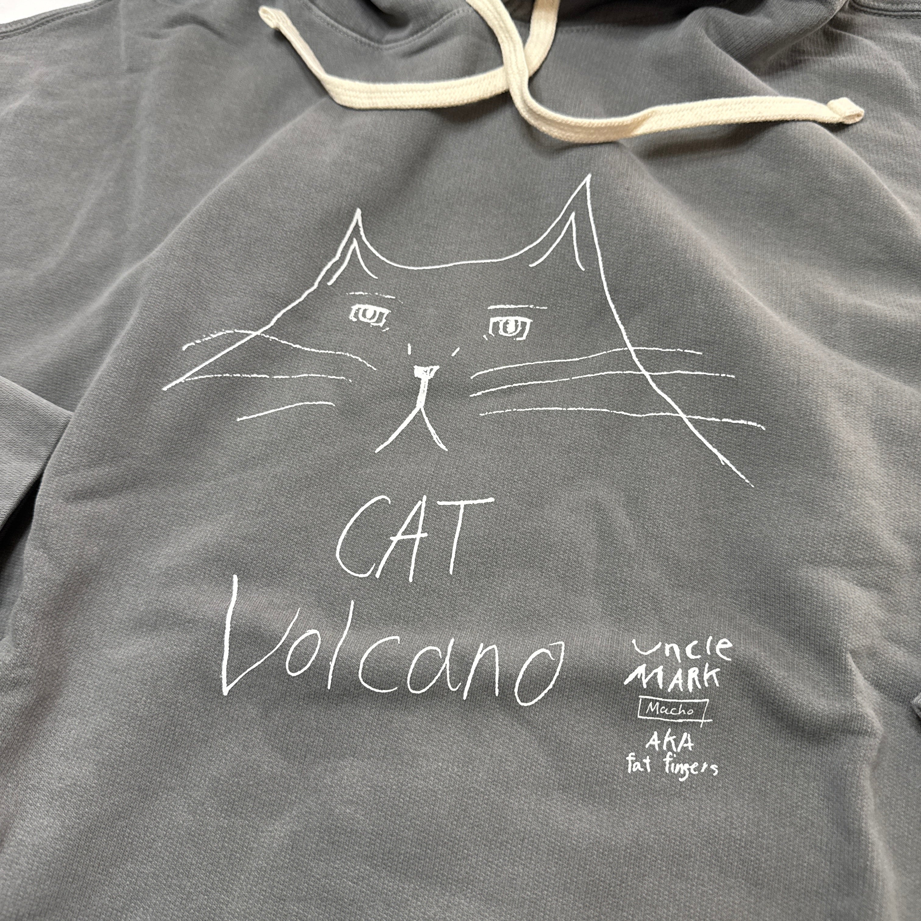 cat volcano HOODIE COMFORT COLORS