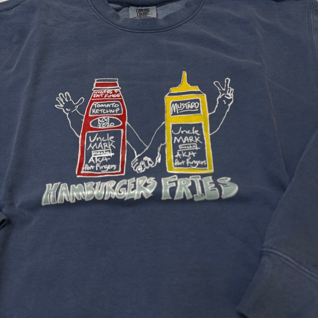 ketchup and mustard Comfort colors SWEATSHIRT