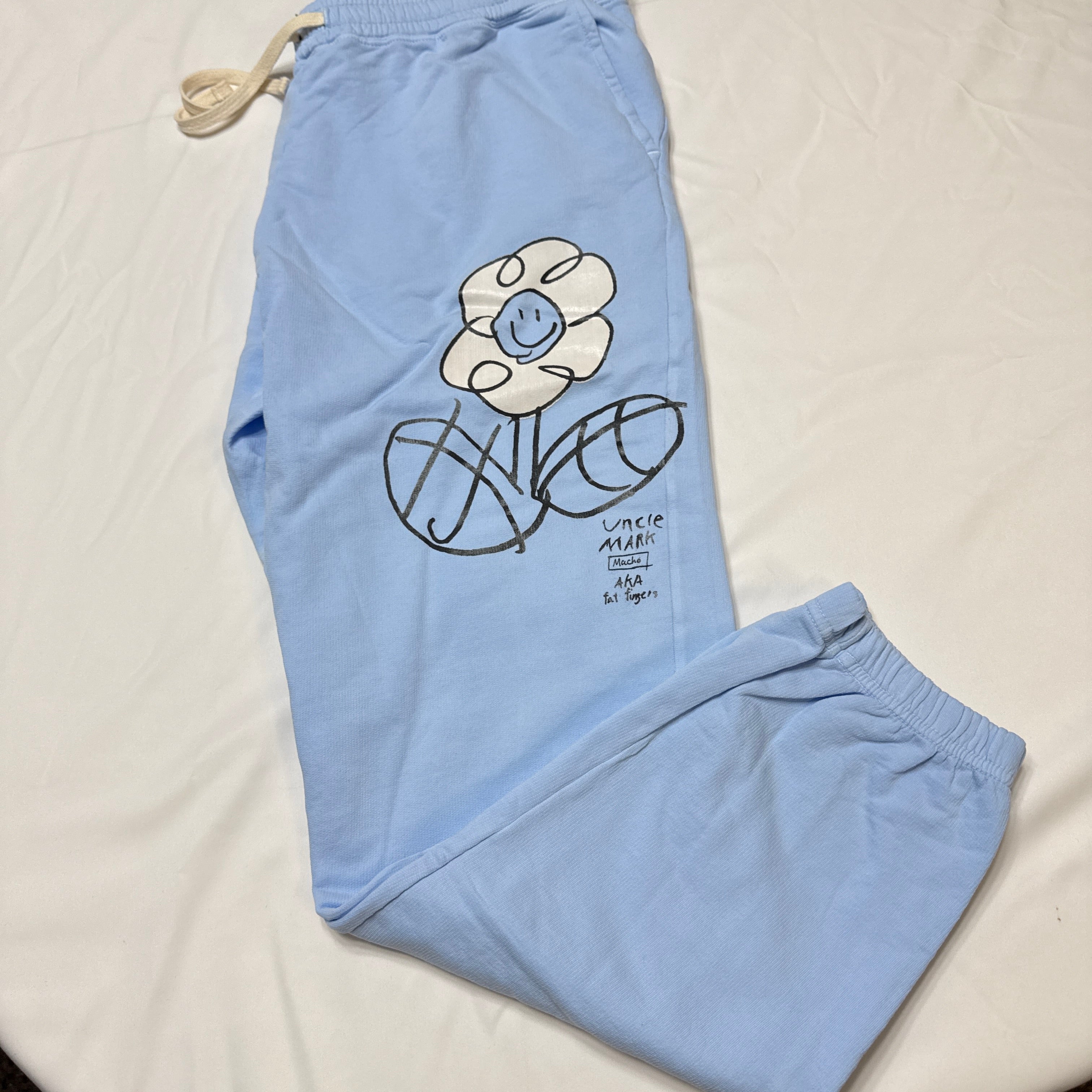 flower comfort colors スウェットパンツ 裏起毛