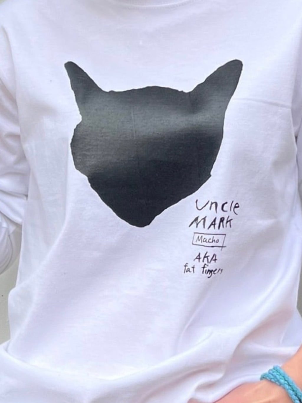 Cat Silhouette Long Tシャツ