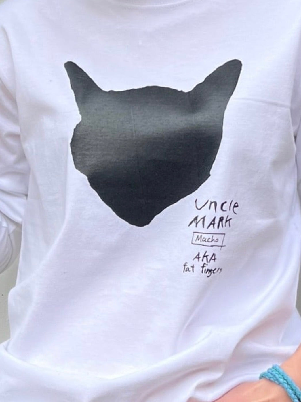 Cat Silhouette Long Tシャツ