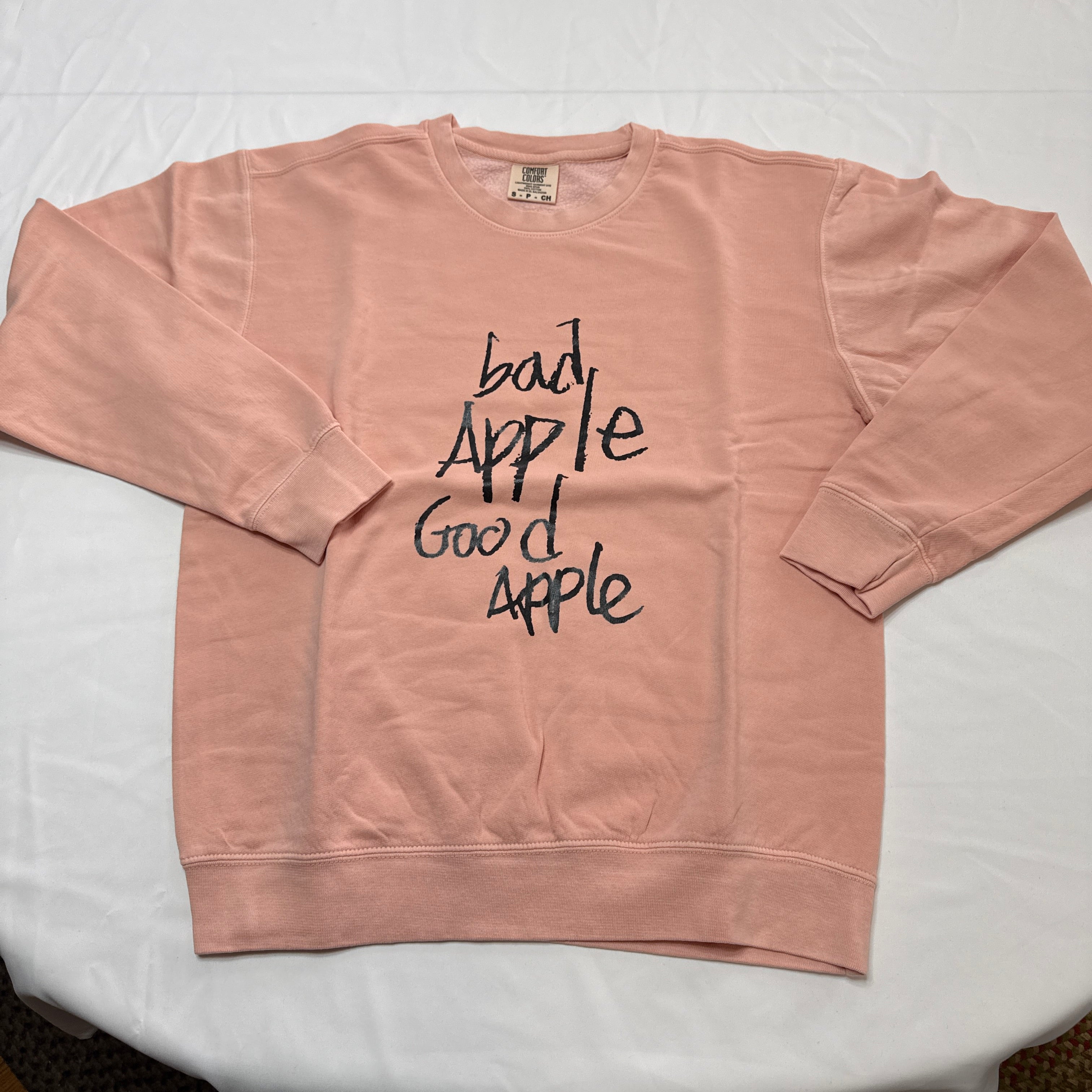 Bad Apple Good Apple Comfort colors SWEATSHIRT