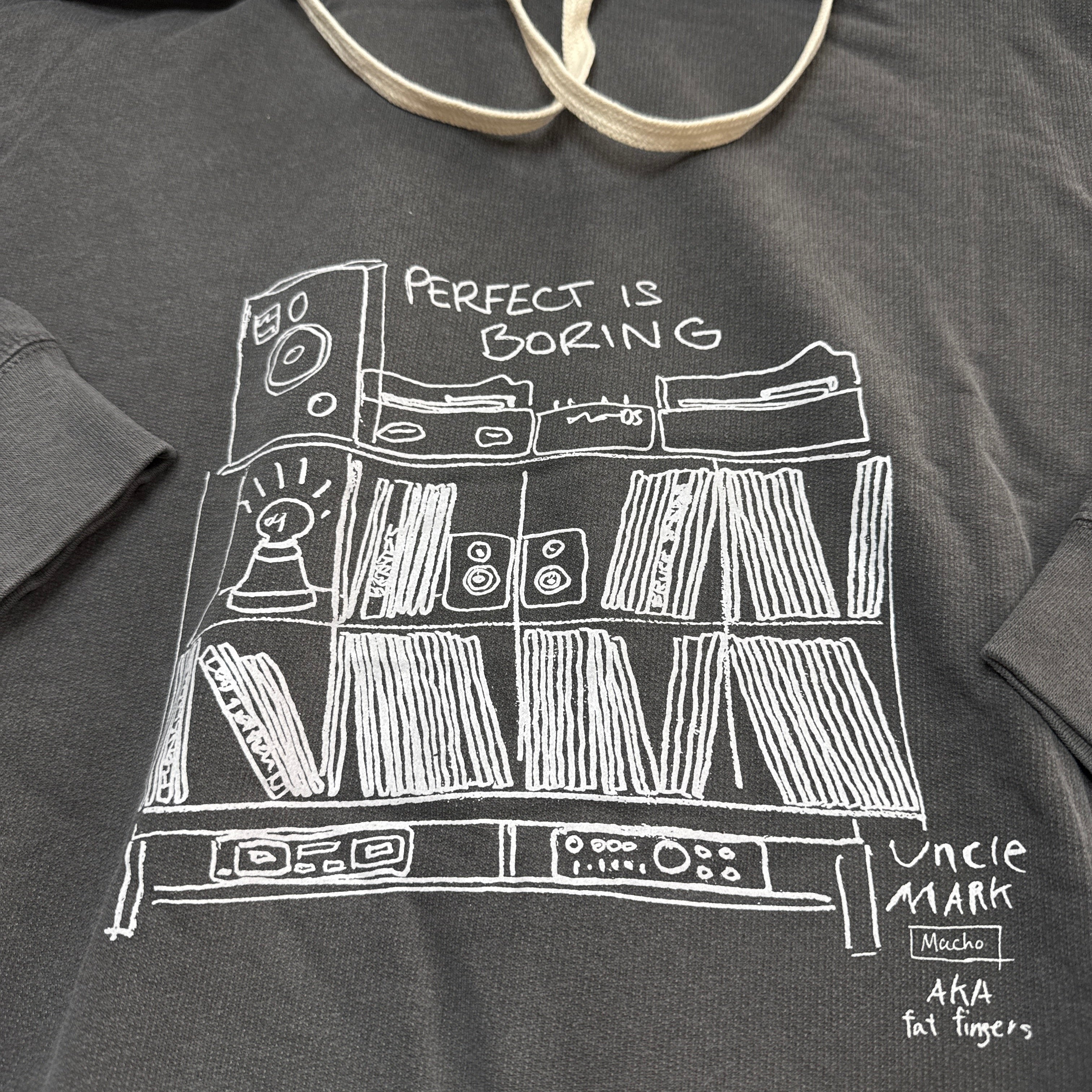 perfect is boring  HOODIE COMFORT COLORS