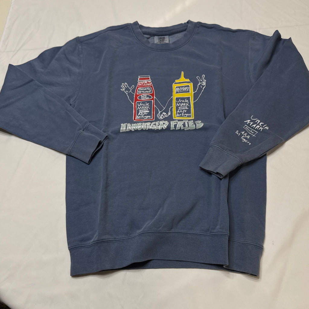 ketchup and mustard Comfort colors SWEATSHIRT