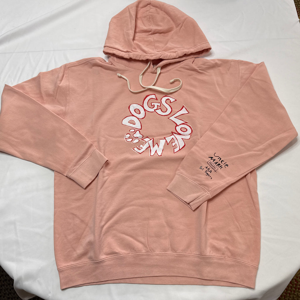 DOG LOVE ME HOODIE COMFORT COLORS