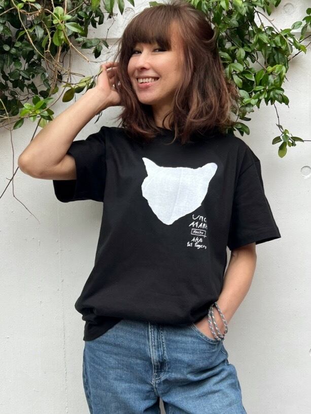 New Cat Silhouette short Tシャツ