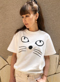 Cat Face White Tシャツ
